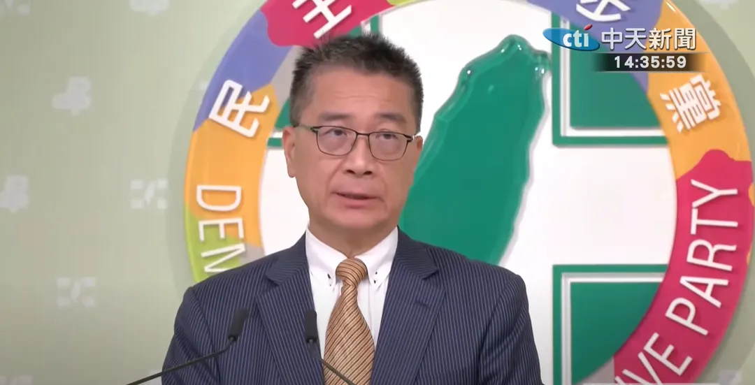 徐國勇接任民進黨秘書長。（圖／中天新聞）