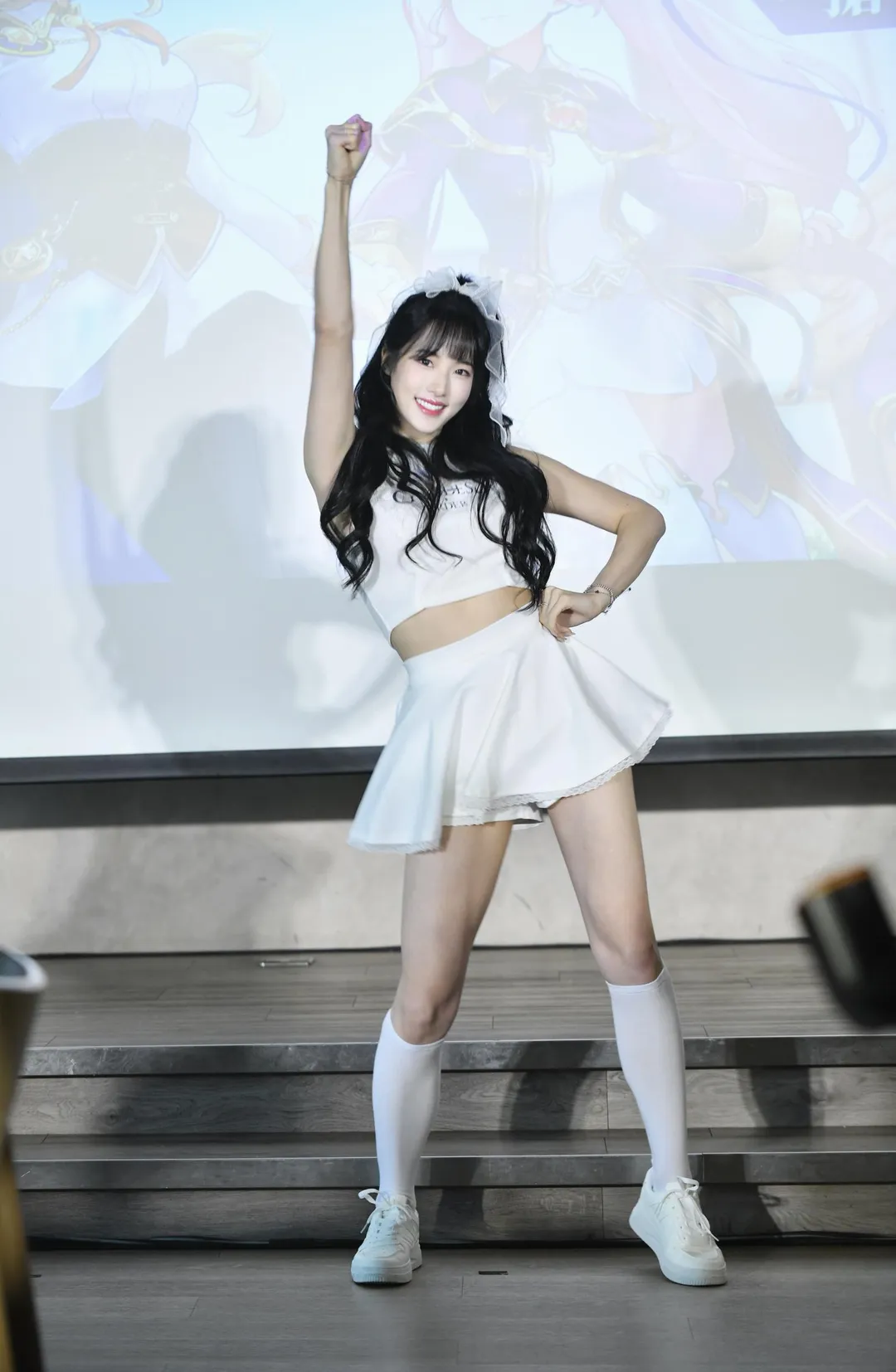 朴旻曙辣跳應援舞。（圖／KakaoGames提供）