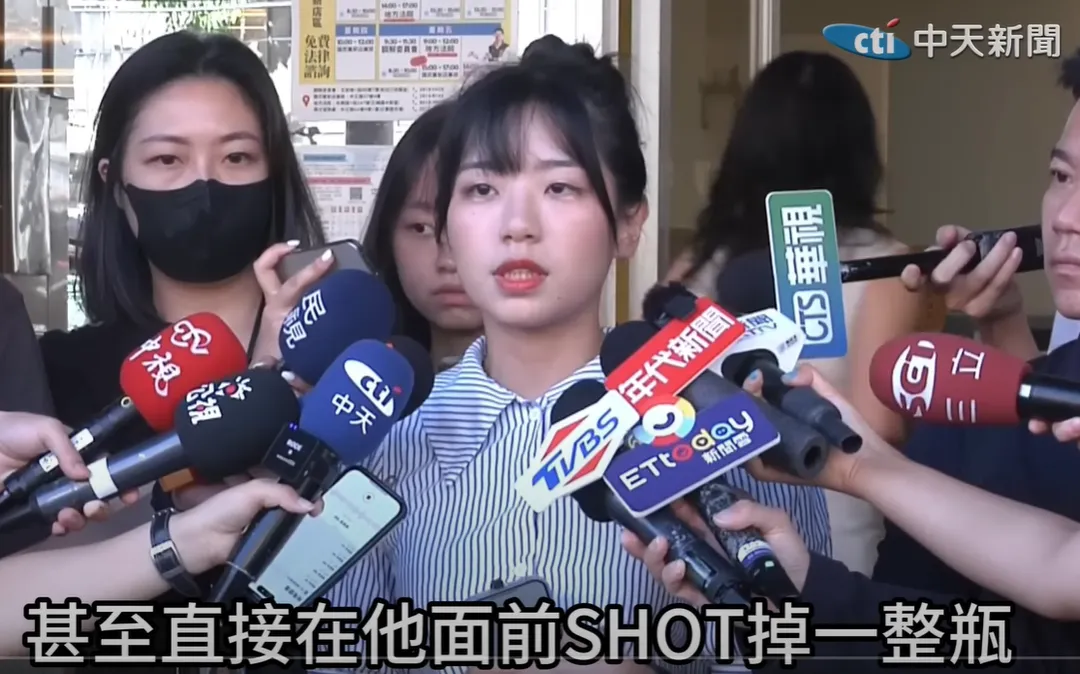楊智伃21日受訪。（圖／中天新聞）