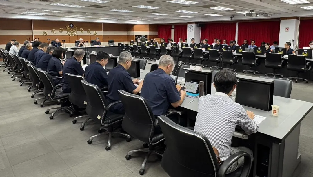 警政署今針對823投票日進行視訊會議。（圖／翻攝畫面）