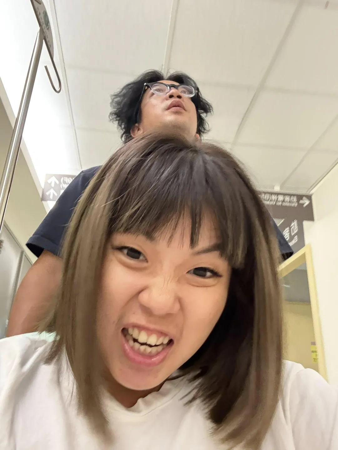 萁萁順利完成手術，三天後出院返家。（圖／翻攝FB 萁萁的黃三寶）