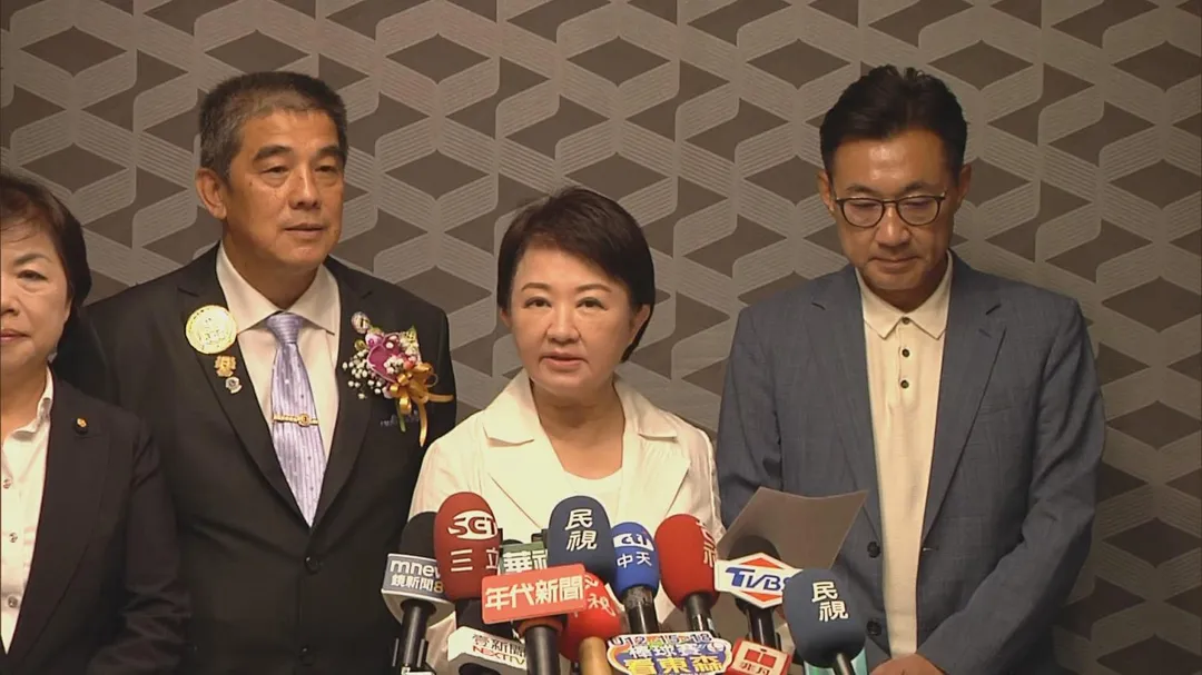 台中市長盧秀燕表示，她不參選國民黨主席。（圖／中天新聞）