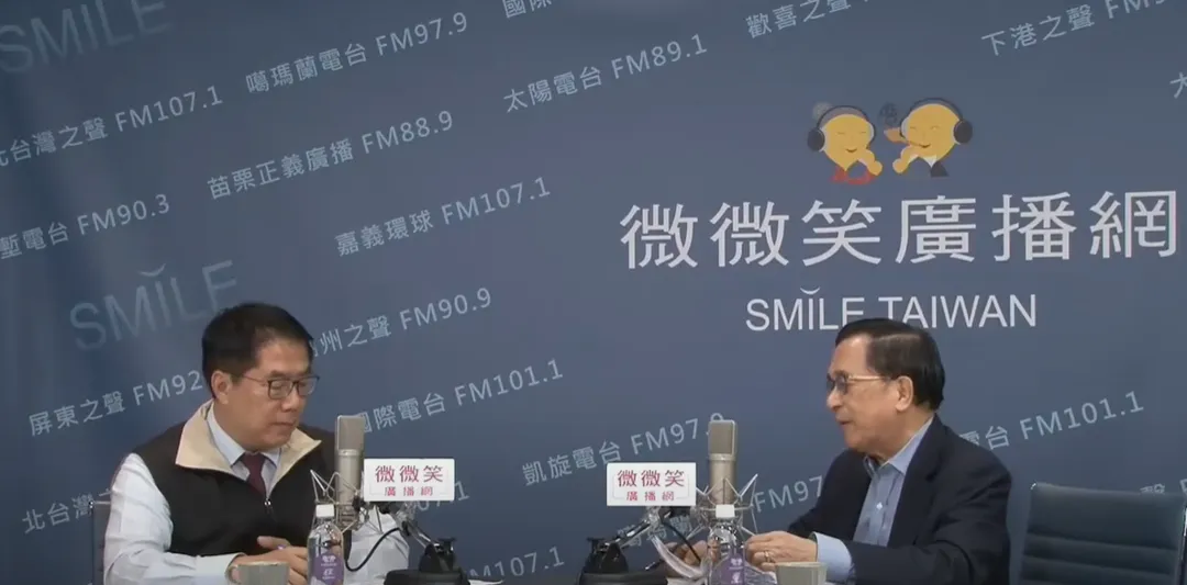 黃偉哲今接受陳水扁專訪。 （圖取自「有夢上水」節目YT）