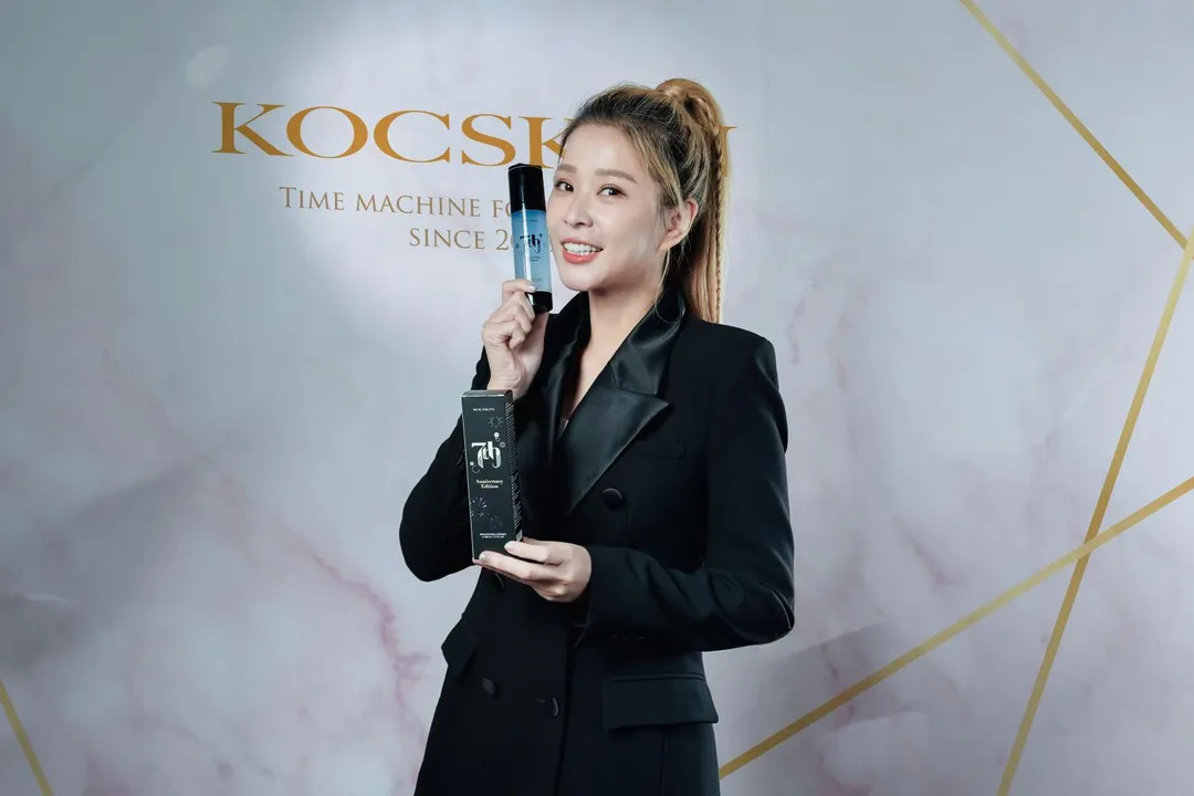 台劇女神李燕在經營品牌事業上成績亮眼。（圖/ KOCSKIN克麗詩黛 提供）