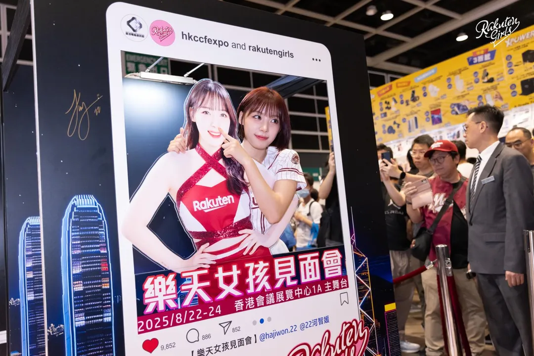河智媛人氣很旺。（圖／樂天女孩提供）