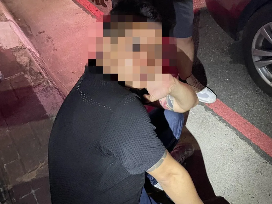 參與鬧事的28歲謝姓男子被捕。（圖／翻攝畫面）