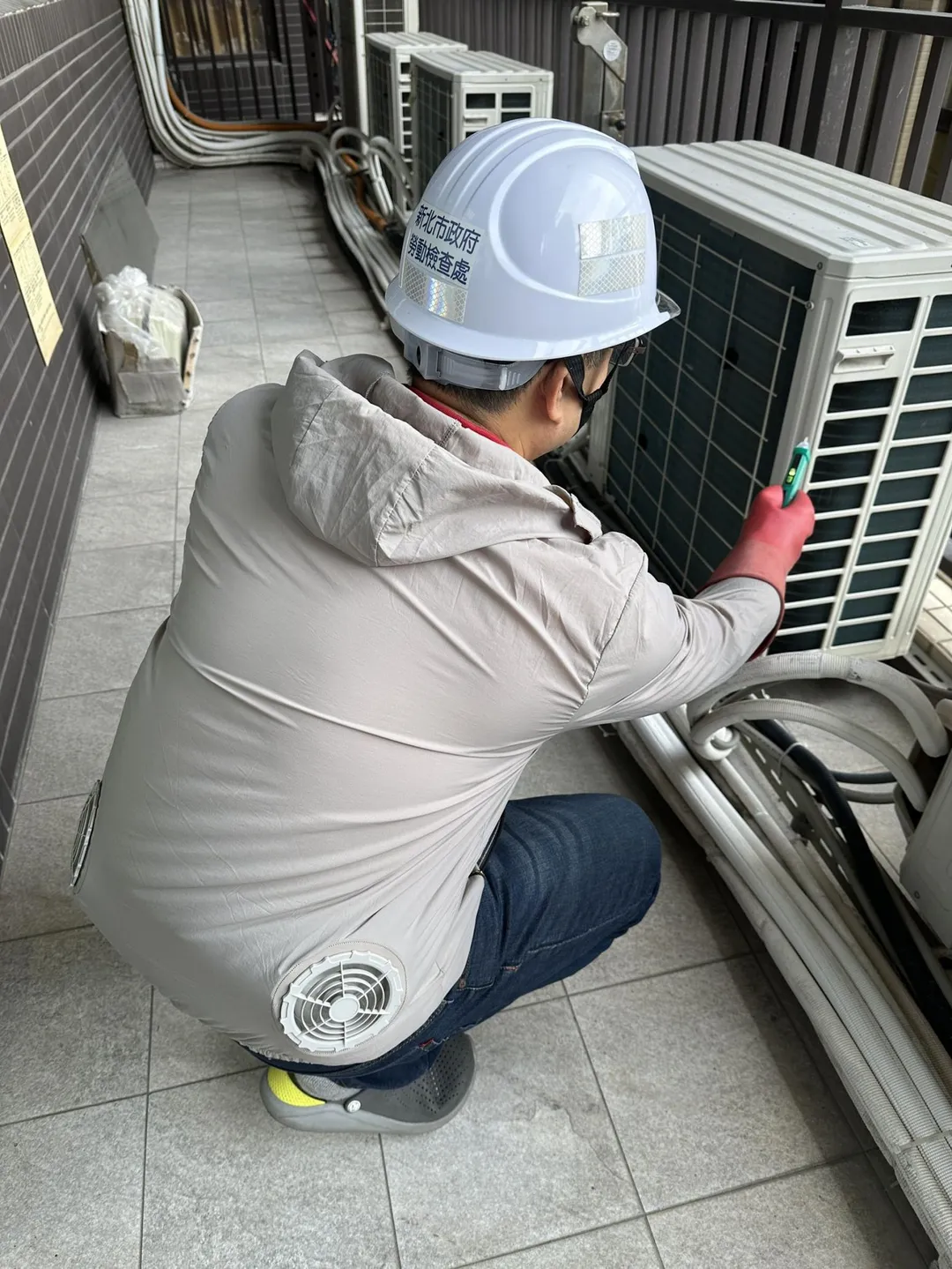 風扇衣。(圖/新北市府)