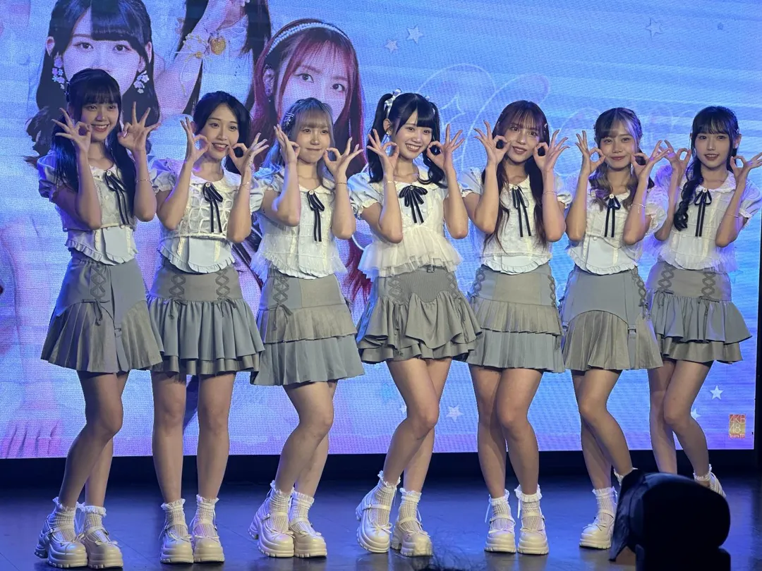 女團AKB48 Team TP 27日出席成軍七年來的首次媒體記者會。（圖／記者 伍映澄 攝）