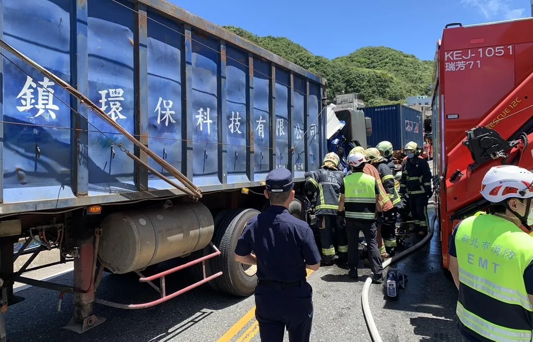 瑞芳區台2線發生重大車禍。（圖／翻攝畫面）