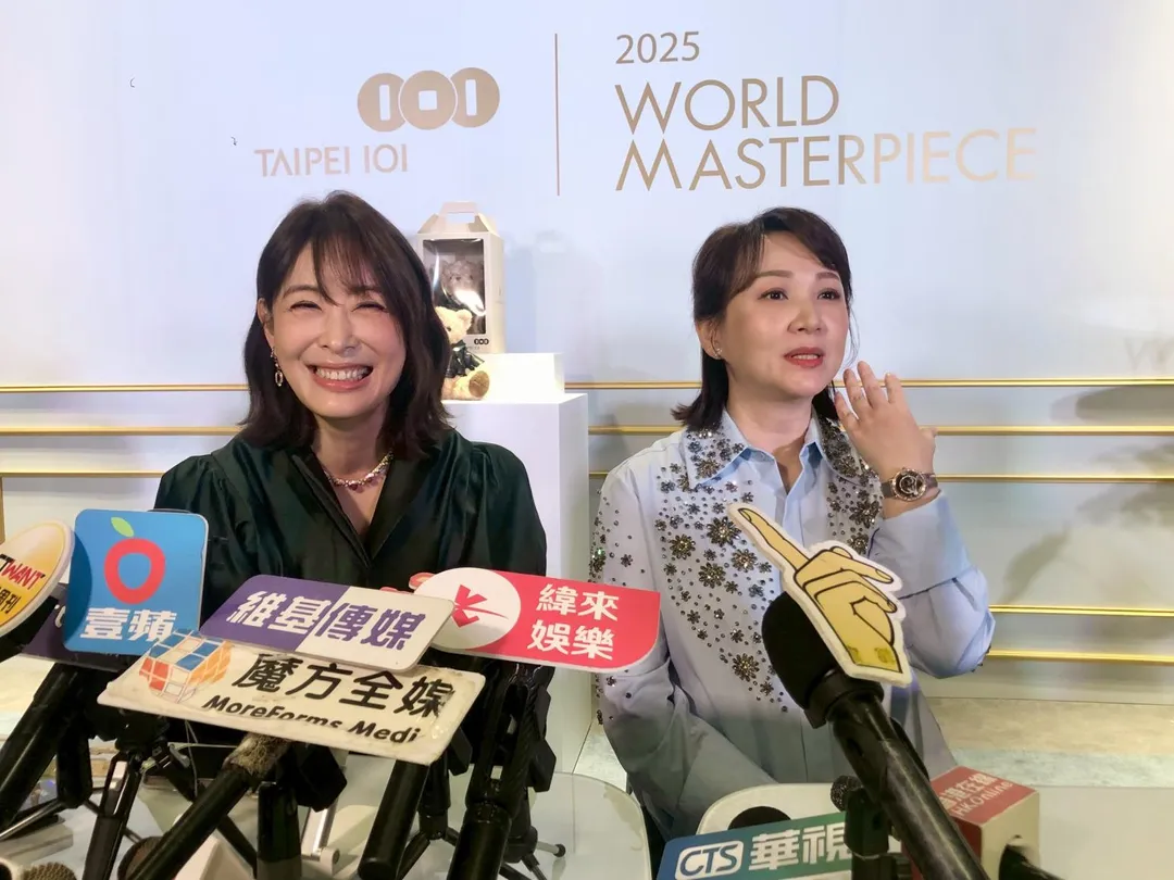 郁方（右）笑稱會把「從101的6樓爬到88樓」當成目標。（圖／記者郭竹倩 攝）