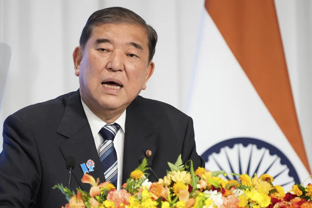 日本前首相石破茂。（圖／美聯社）