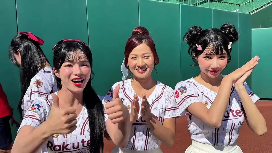 樂天女孩把最道地的台灣應援氛圍原汁原味帶到美國。（圖／樂天桃猿）
