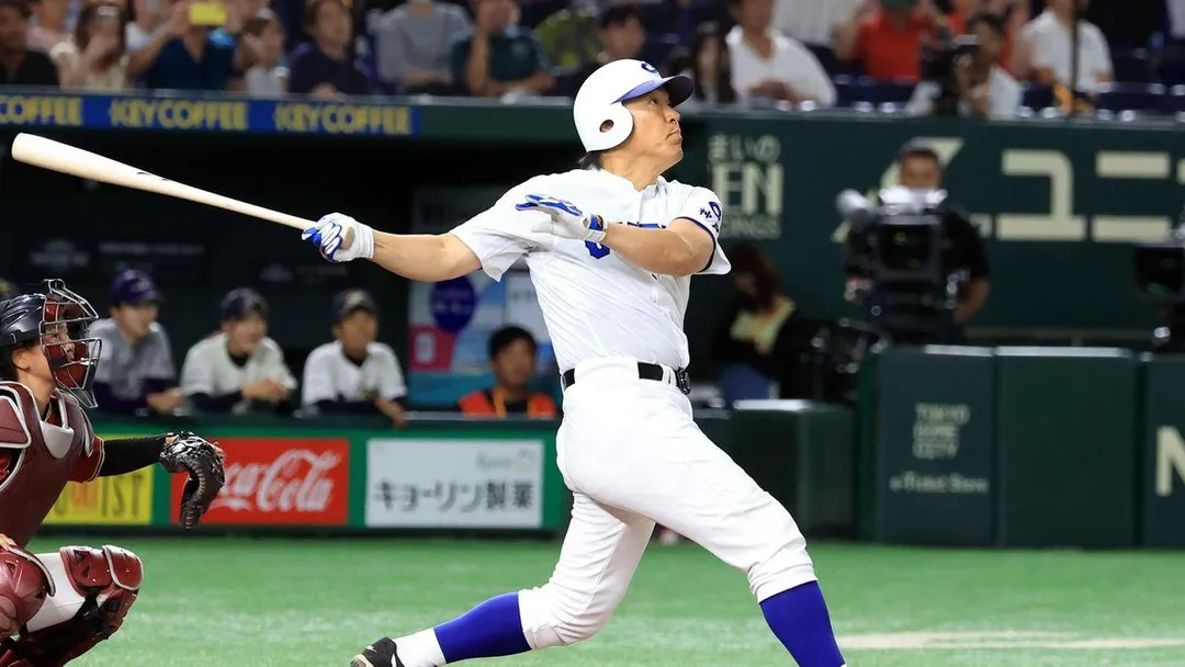 松井秀喜連兩年開轟。（圖／翻攝自日本電視台）