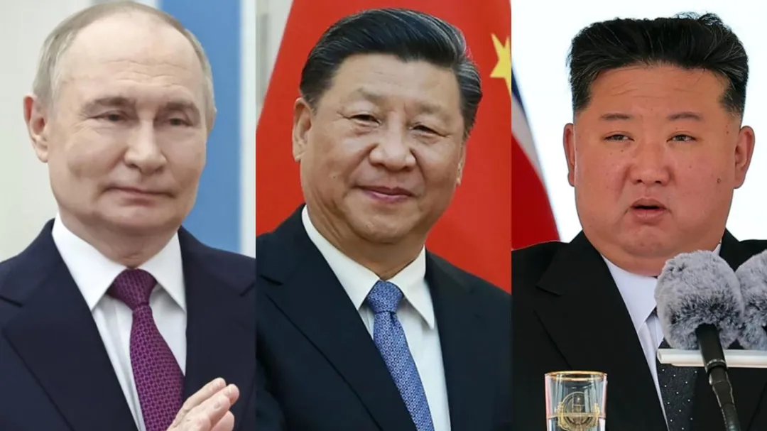 大陸九三閱兵將上演「習普金」歷史性同框。 （合成圖／美聯社）