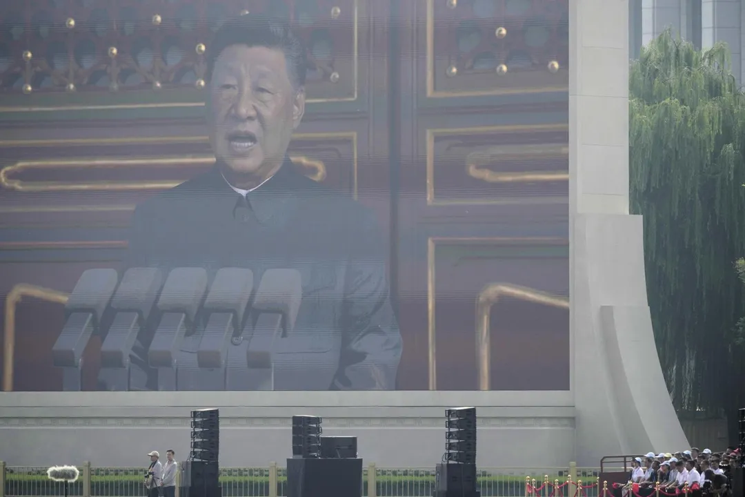 習近平發表講話。（圖／美聯社）