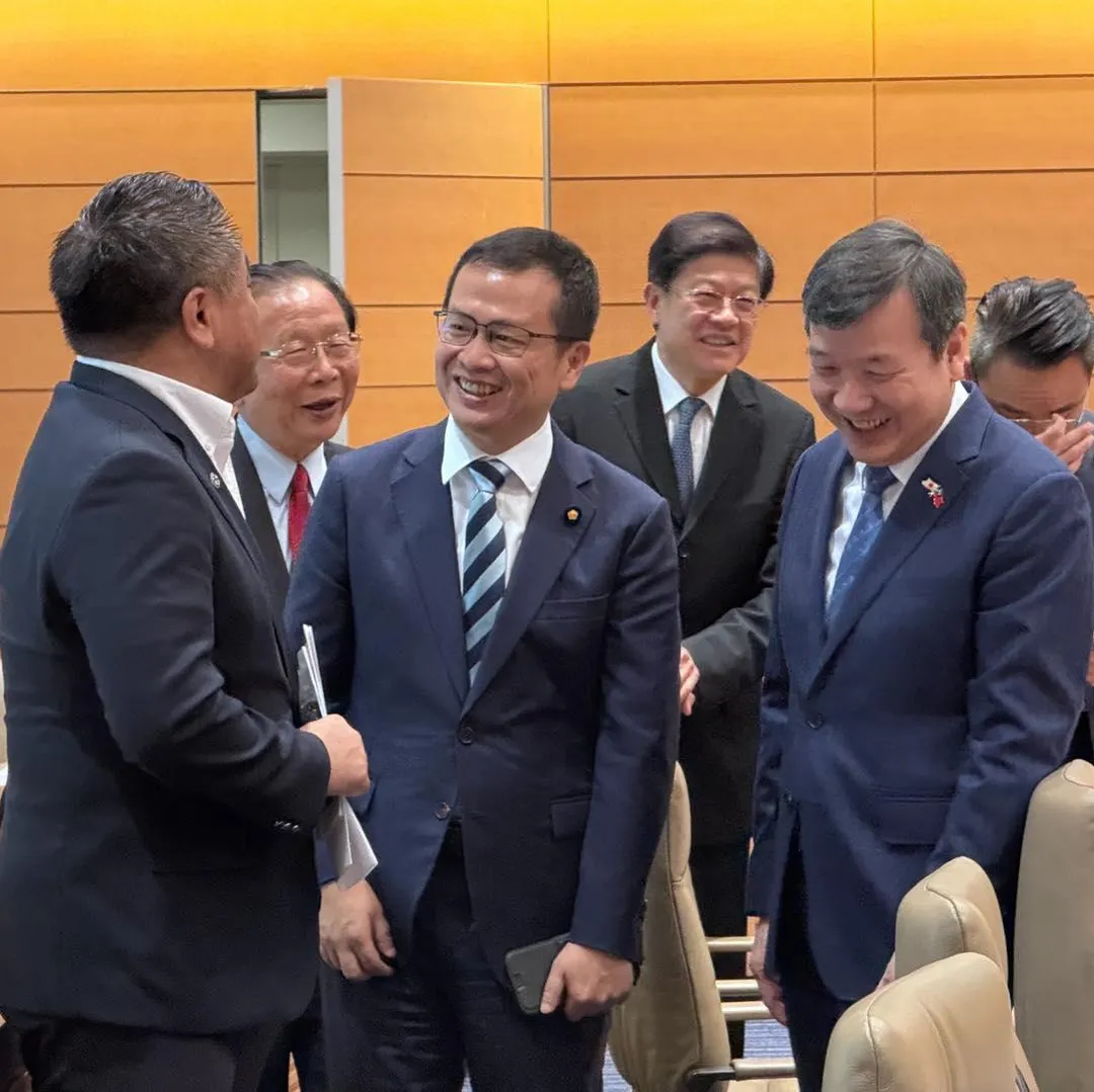 羅智強訪日。(圖/截自羅智強臉書)