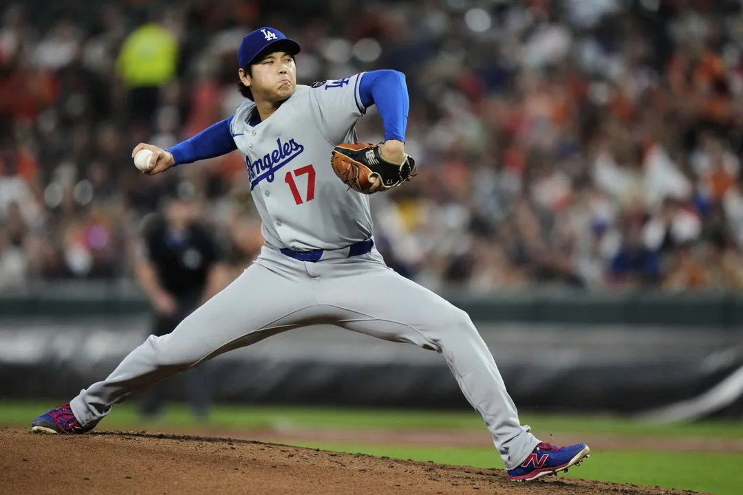 大谷臨危先發3.2局無失分。(圖/美聯社)