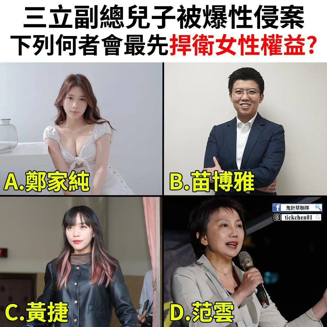 網友暗諷綠營人士。（圖／擷取自鬼針草聯隊臉書）