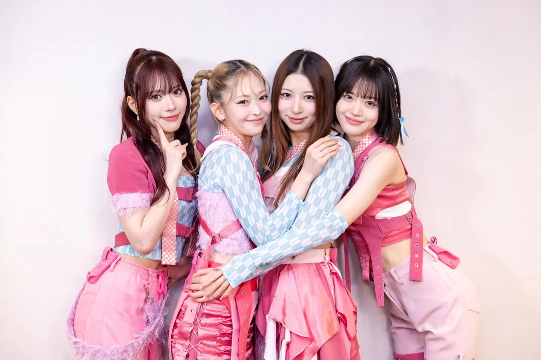 女團@onefive由KANO(左起)、MOMO、GUMI與SOYO組成。(圖/COME ON JKSSP提供)