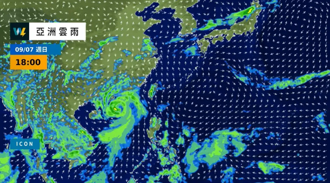 今日午後受熱力作用，天氣轉為多雲局部有短暫陣雨或雷雨。（圖／翻攝自「天氣風險 WeatherRisk」臉書）