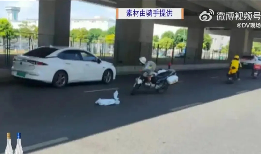 鱷魚半路「復活」多次從機車上掉落。（圖／翻攝DV現場）