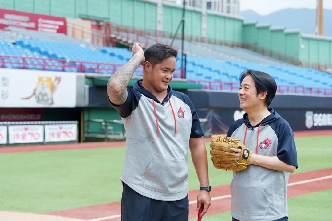 總統賴清德也在林智勝引退賽結束在臉書感性發文。（圖／賴清德臉書）