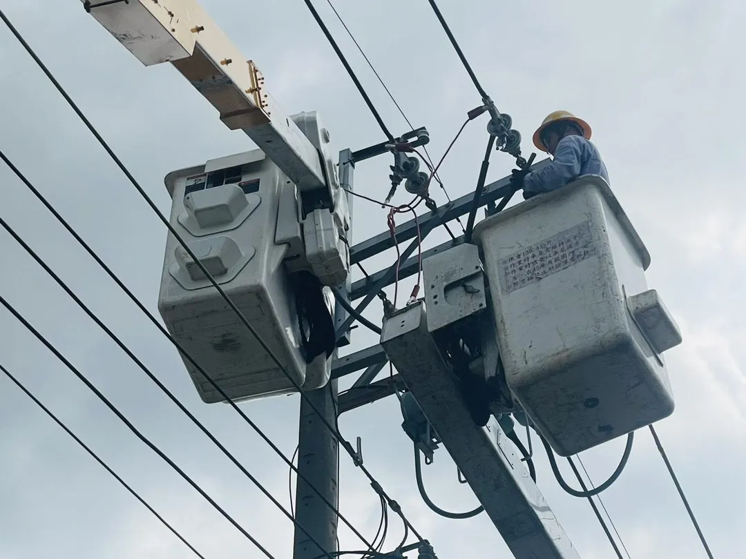 台南市善化區今（9）日上午發生大規模停電事故。（圖／台電提供）