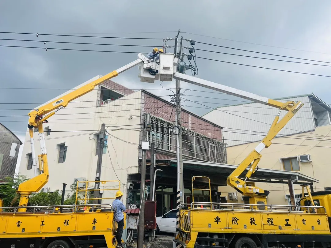 台南市善化區今（9）日上午發生大規模停電事故。（圖／台電提供）