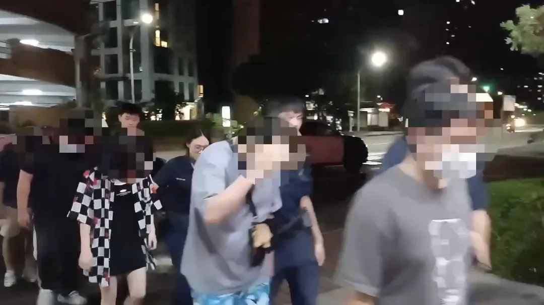 警方查獲5人其中2人是大學生。（圖／翻攝畫面）