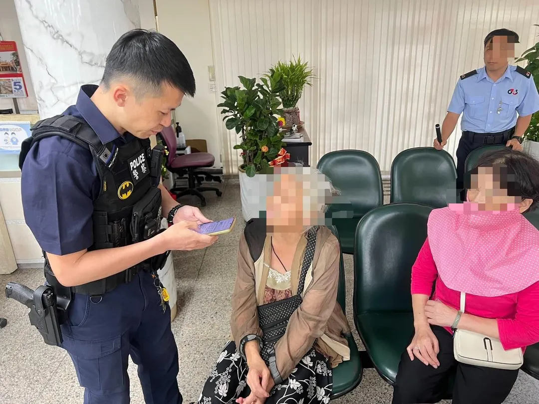 台中73歲郭姓婦人誤信微信招生廣告欲匯款，幸遇見機警行員與員警告知阻詐，攔截婦人差點被騙走的9千元。（圖/警方提供）