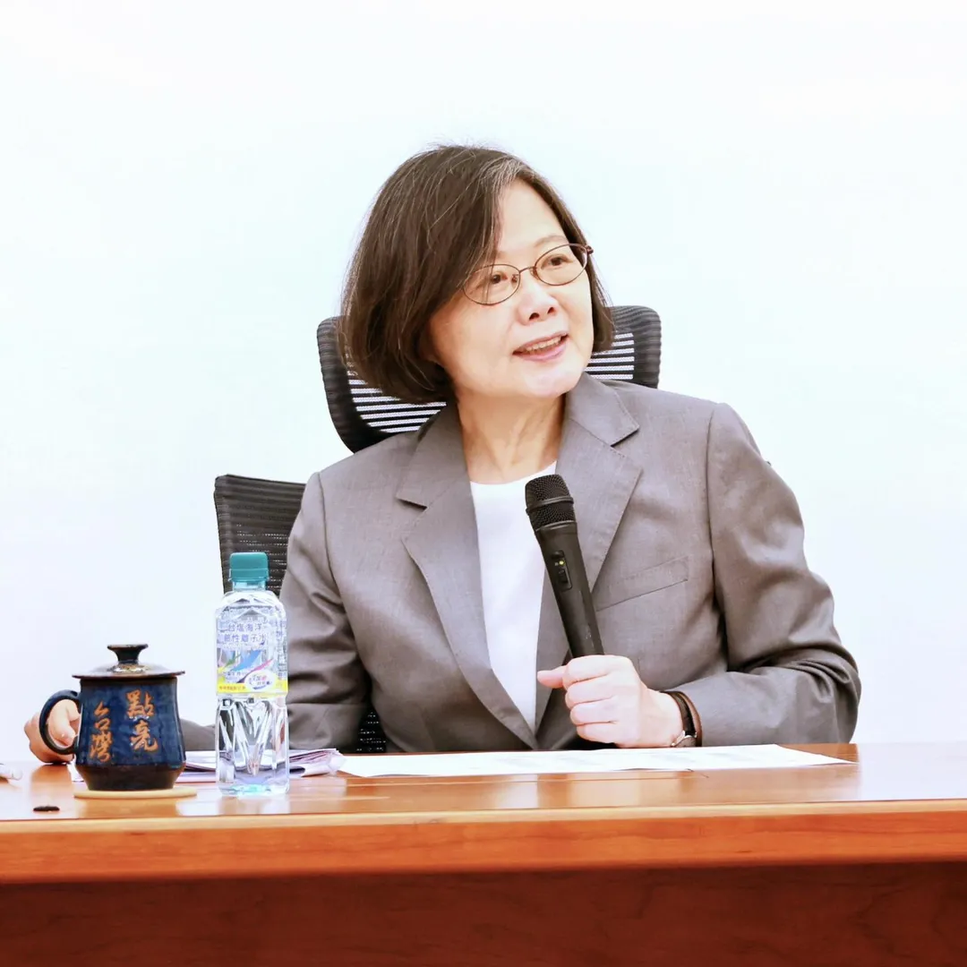 前總統蔡英文。（圖／翻攝FB「蔡英文 Tsai Ing-wen」）