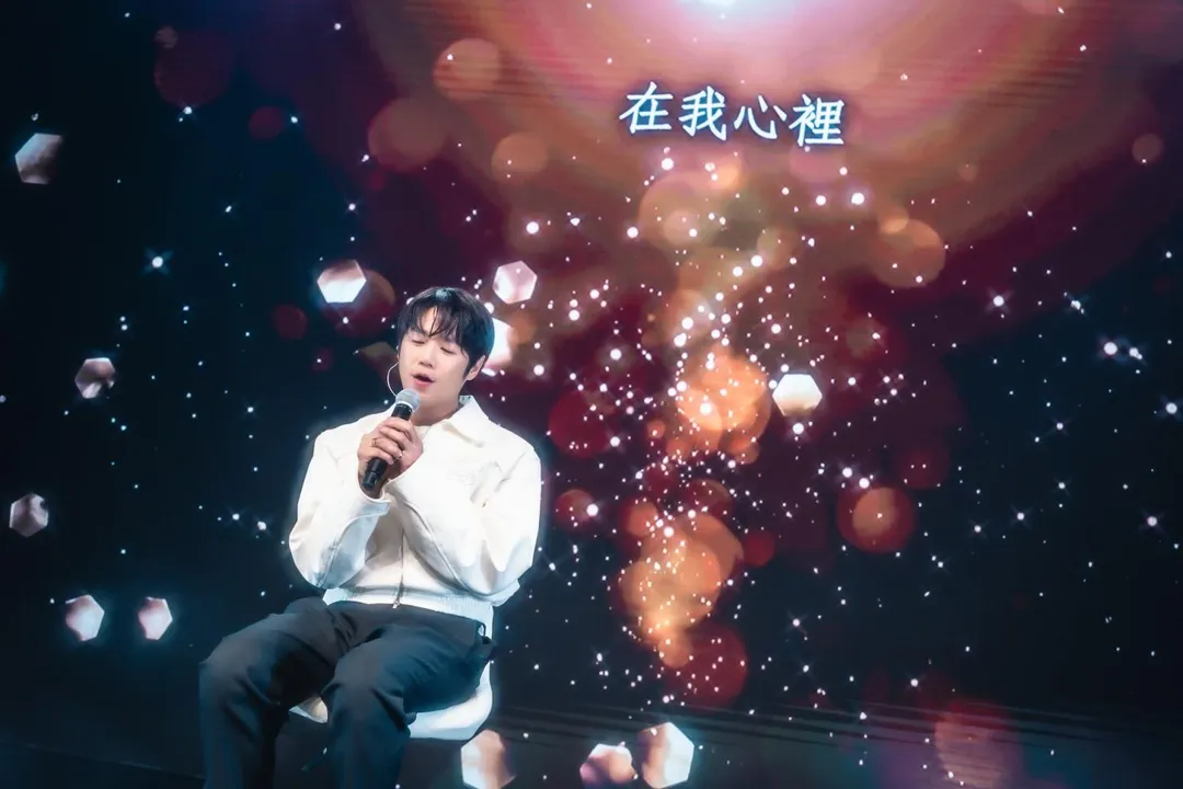 鄭準元在見面會上也大秀好歌喉。（圖／華貴娛樂提供）