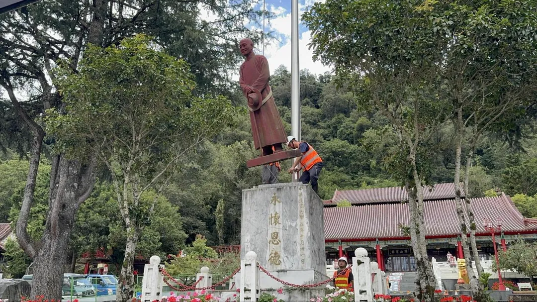 台中梨山蔣公銅像。（圖／民眾提供）