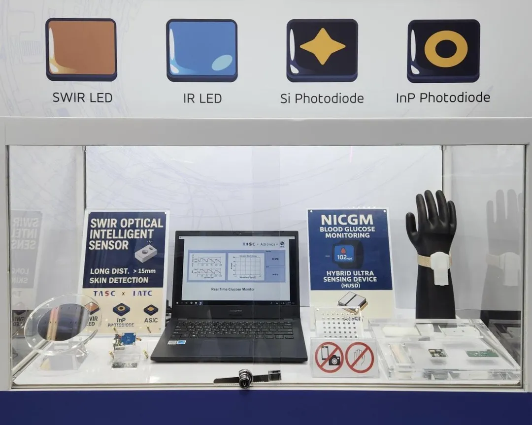SEMICON Taiwan 2025 國際半導體展,台亞半導體正式發表 HUSD技術,展現半導體跨足智慧醫療的創新應用。(圖/台亞半導體提供)