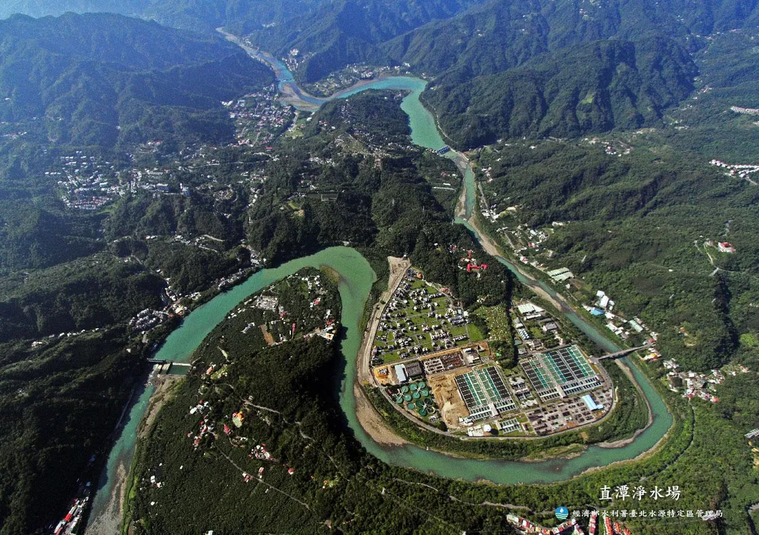 直潭淨水場全景(攝自經濟部水利署官網)