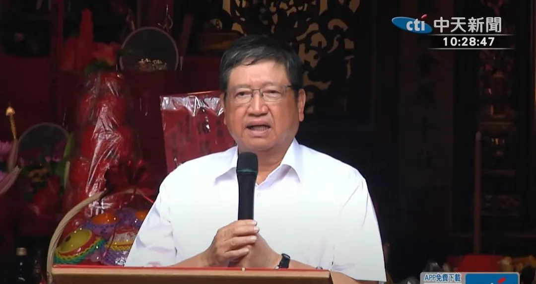 國民黨新竹縣長楊文科。(中天新聞)