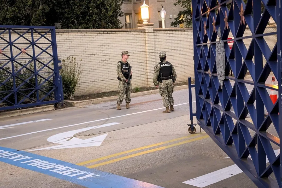 美國海軍學院傳出有槍手出沒，校園一度遭到封鎖。（圖／美聯社）