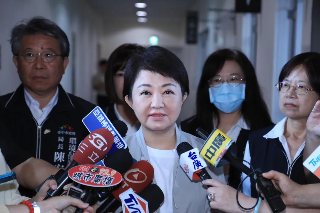 盧秀燕受訪。（圖/台中市府提供）
