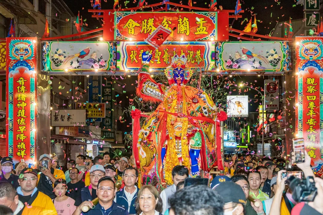 嘉義縣年度重要民俗盛事「民雄大士爺文化祭」昨（14）日深夜圓滿落幕。（圖/嘉義縣政府提供）
