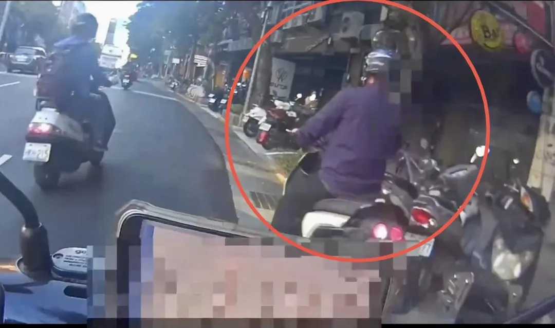 越南籍失聯移工機車車牌異常遭警方AI辨識查獲。（圖／翻攝畫面）