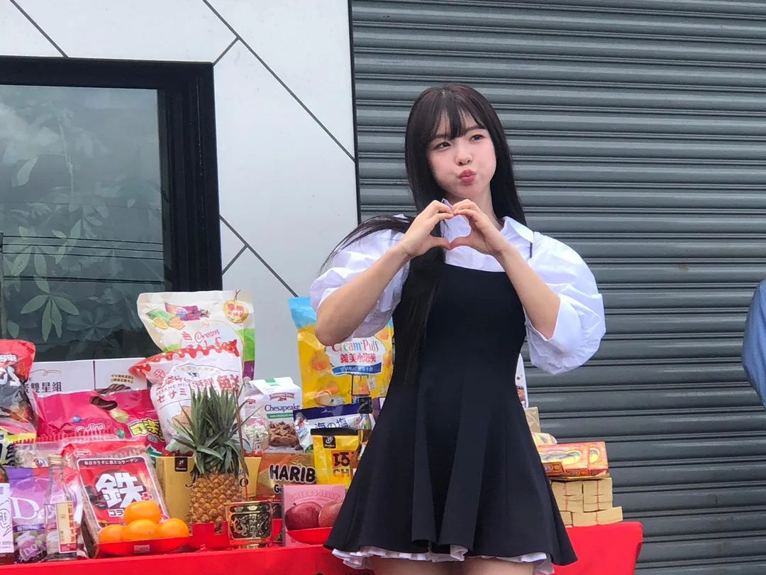 李多慧笑稱希望在拍攝《辛亥隧道》時能見到鬼。(圖/記者郭竹倩 攝)