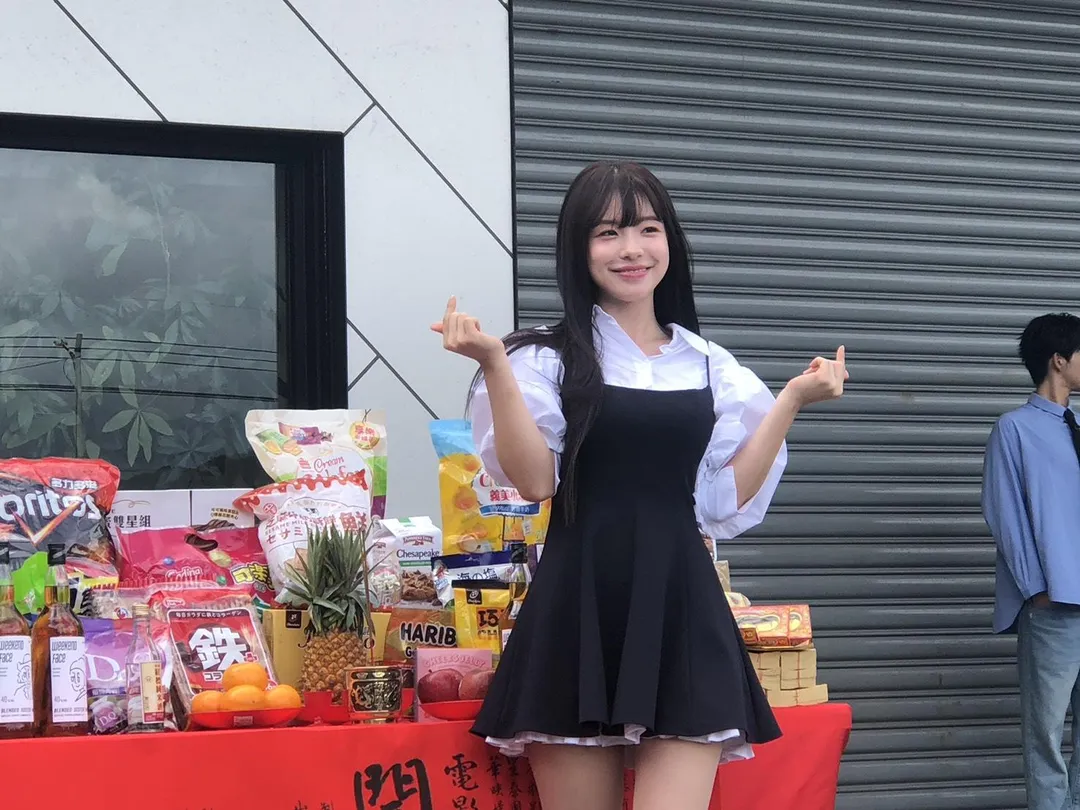 李多慧坦言自己不怕鬼。(圖/記者郭竹倩 攝)