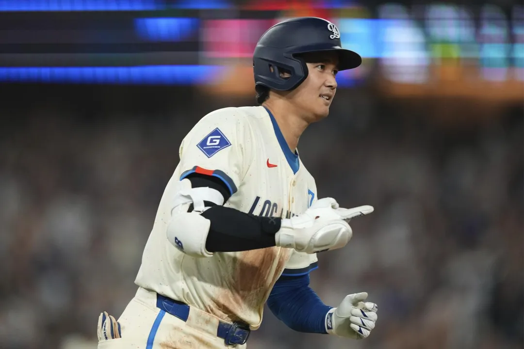 大谷翔平本季53轟出爐。（圖／美聯社）