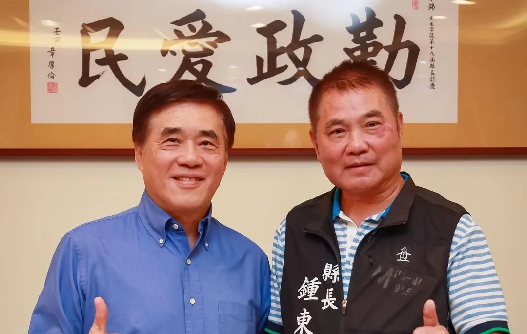 鍾東錦表示當年選縣長時郝龍斌力挺，因此必須回報人情。（圖／鍾東錦臉書）