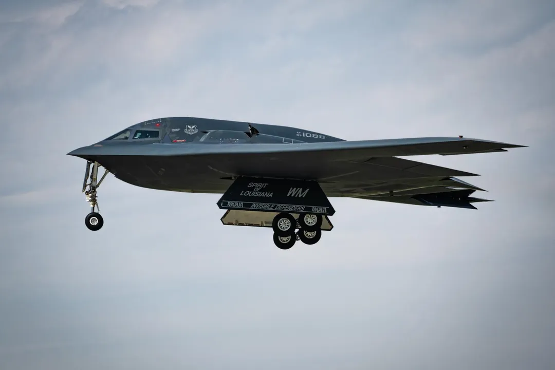 美軍B-2匿蹤轟炸機。(圖/美國空軍)