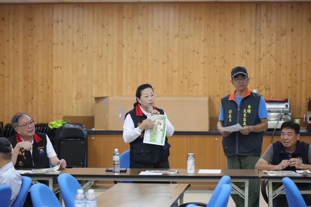 徐榛蔚昨晚就臨時取消出訪行程返回花蓮坐鎮。(圖/徐榛蔚臉書)