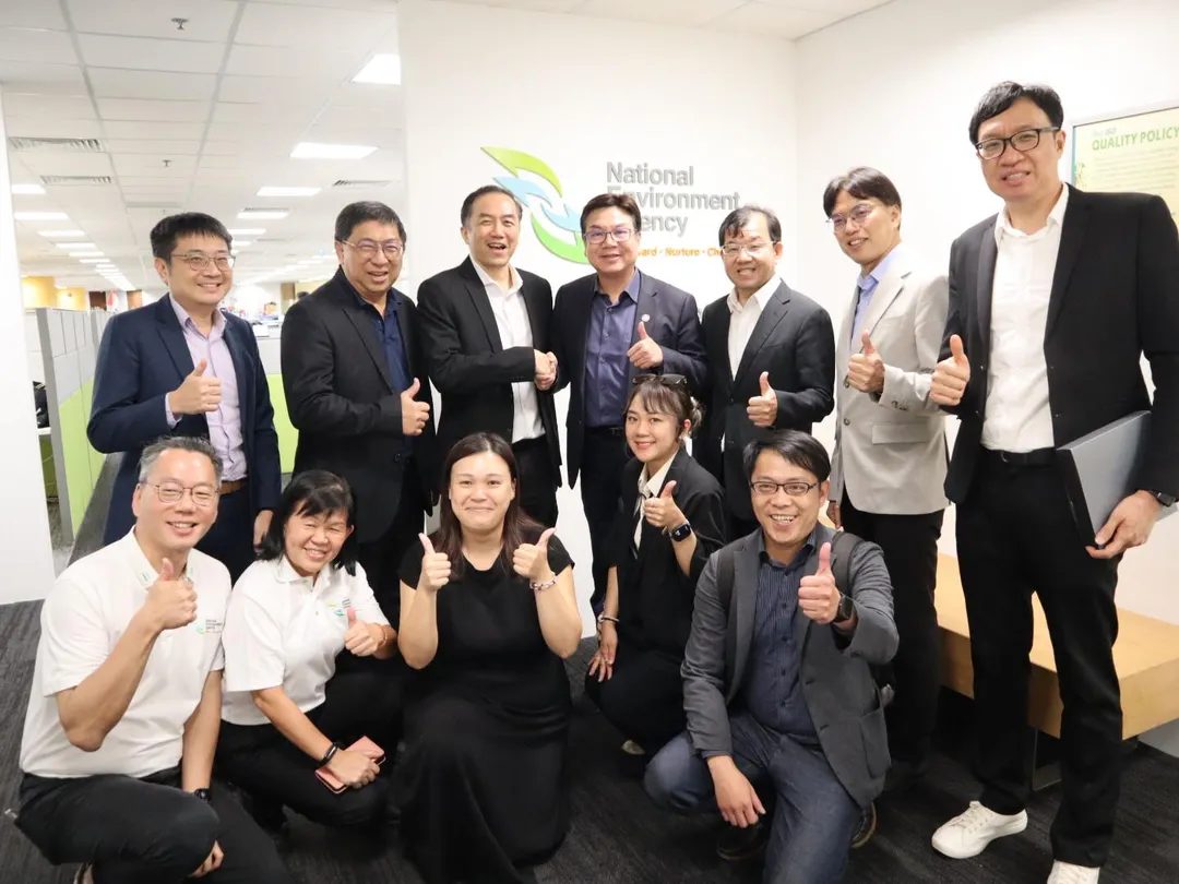 新北市副市長劉和然率民政局團隊拜會新加坡國家環境局，就殯葬管理與城市環境永續交換意見，尋求能夠引進新北的經驗做法。(圖/新北市府)