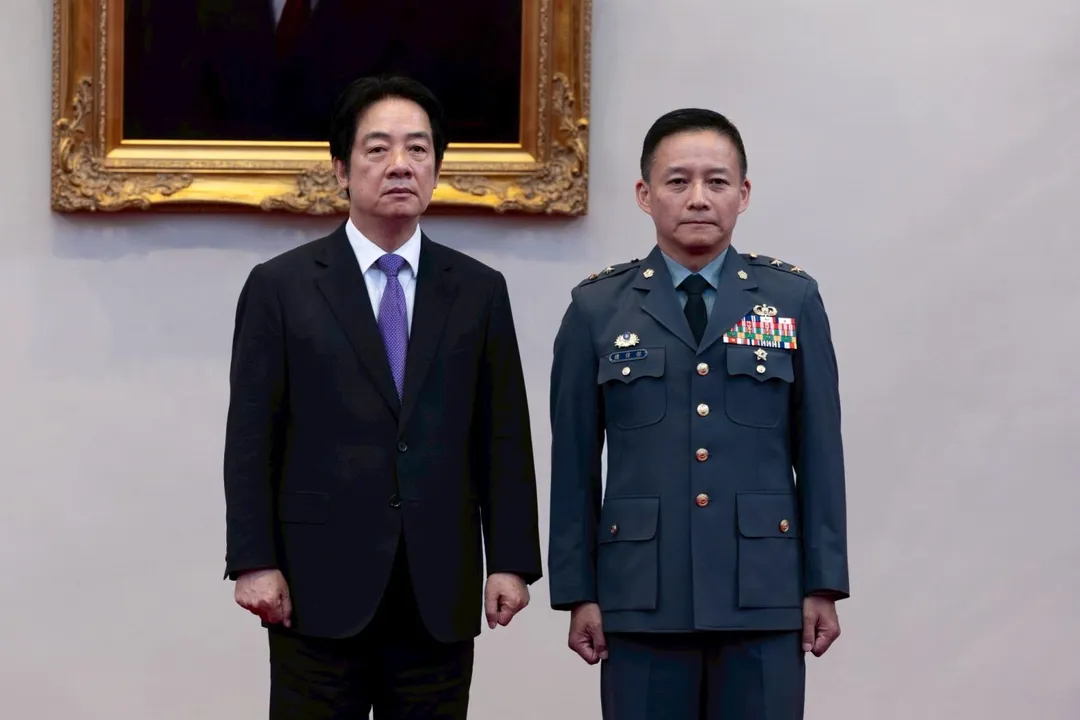 樓偉傑晉升中將,接任陸軍政戰主任。(圖/總統府)