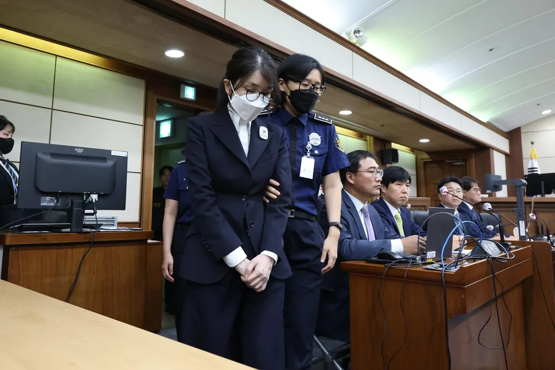 南韓前第一夫人金建希。（圖／美聯社）