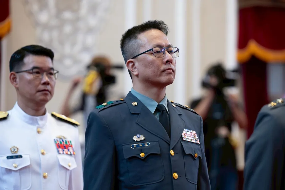 喬福駿晉升少將,接任國防部軍聞處長。(圖/總統府)